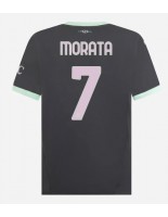 AC Milan Alvaro Morata #7 Kolmaspaita 2024-25 Lyhythihainen